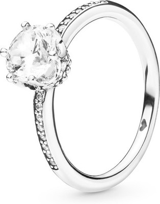 Pandora Clear Sparkling Crown Ring 198289CZ Ladies Ring