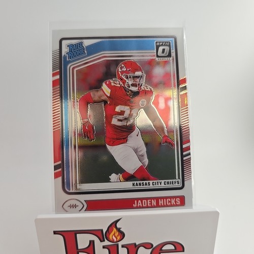 2024 Panini Donruss Optic Jaden Hicks Rated Rookie Stars #237 Kansas City Chiefs - Picture 3 of 5