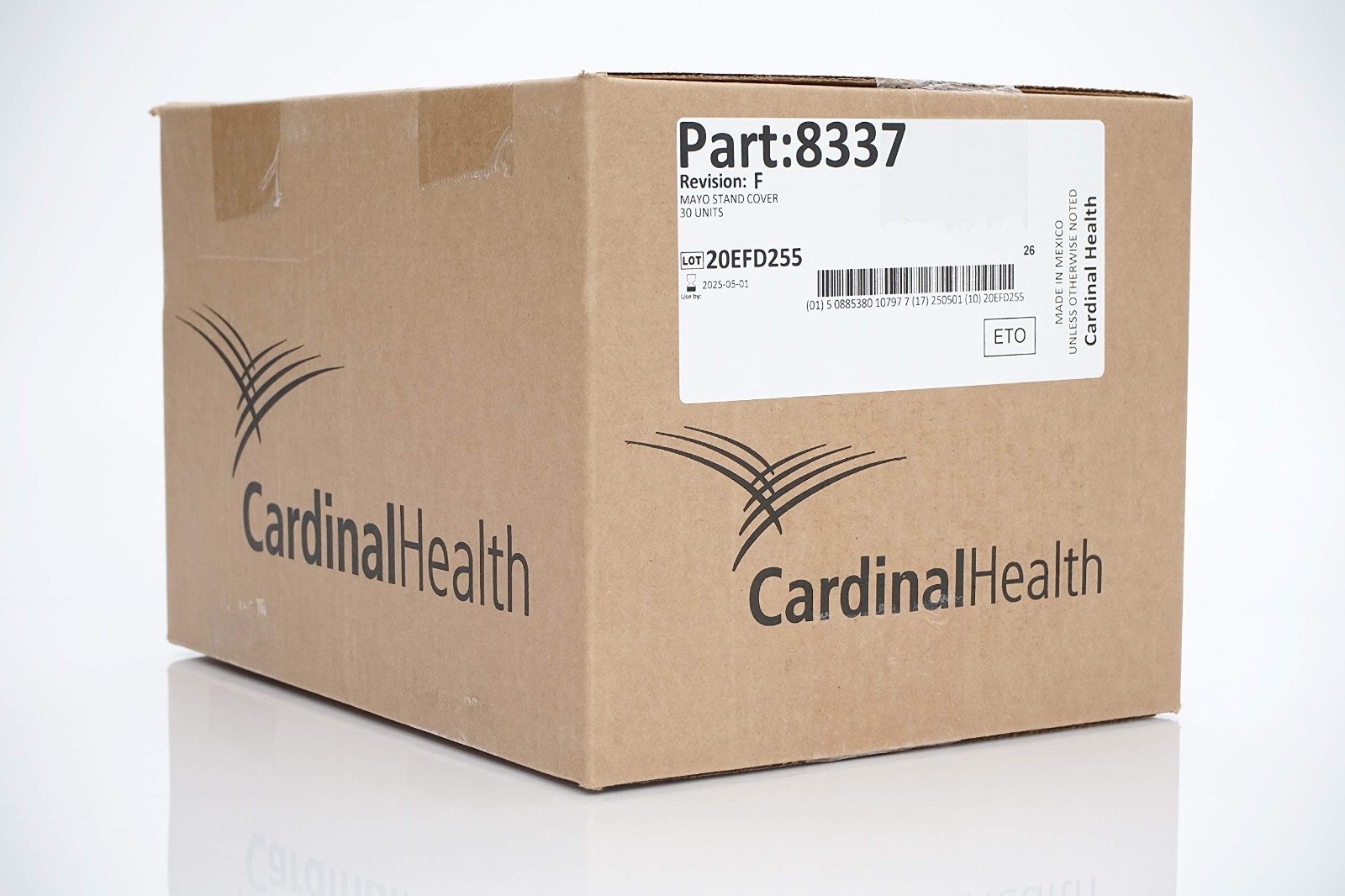 Cardinal Health Convertors 8337 Reinforced Mayo Stand Cover 58x151cm-box of 30