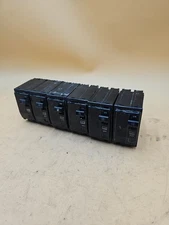 LOT OF 6 Square D QO215 2 Pole 15 Amp 240 Volt Plug In Type QO Circuit Breakers