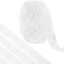 2 Yard Snap Button Tape for Sewing, Cotton Snap Button Trim Fastener Buckles Tap