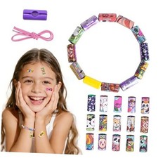 Creative Sticker Rolls Bracelet Making Kit for Kids -pcs DIY Reusable 80