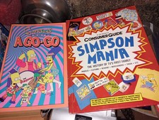 x2 Simpsons A Go-Go Comic and Simpsons Mania Consumer Guide History Hardcover