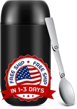 Termos Para Comida Grande 24 Oz Caliente Calentador De Portatil Acero Inoxidable