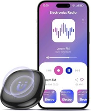 128GB 1600 Hour Magnetic Voice Activated Recorder with Playback  Black