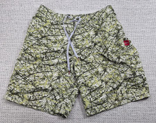 Stussy Board Shorts Mens 30 Multicolor Paint Splatter Swim Trunks Quick Dry