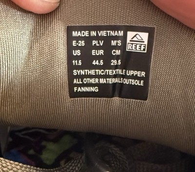 Size: 11.5 Men REEF Men display picture 2
