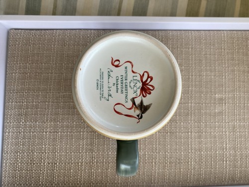 Lenox Winter Greetings (Everyday, Tartan) Mug Listing Is For One/6 Available - Picture 4 of 8