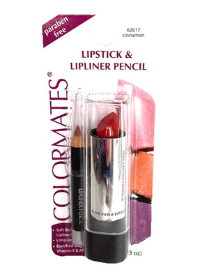 Colormates Lipstick & Lipliner Pencil - Cinnamon