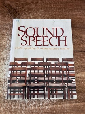 Sound Speech (Student Ed.) - Paperback, by Koontz Terri L. Used Public Speaking