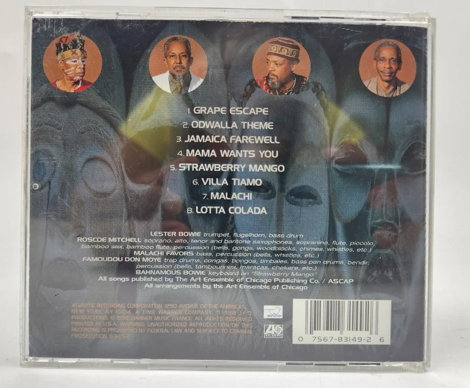 Coming Home Jamaica by The Art Ensemble of Chicago Compact Disc CD Foto 2 de 4