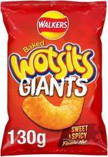 Wotsits Giants Sweet & Spicy Snacks Crisps 130G