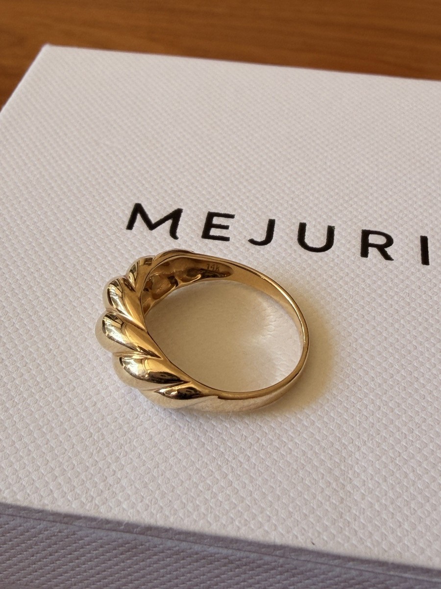 14ct Mejuri croissant Ring - 6.5 | eBay