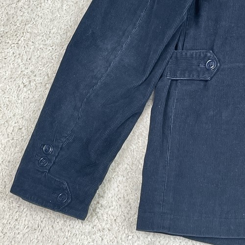 Barbour Trent Cord Corduroy Blazer Mens M Navy Blue 3 Button Jacket White Label - Picture 12 of 16