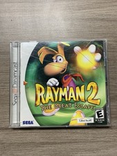 Rayman 2: The Great Escape (Sega Dreamcast, 2000) CIB, Tested/Works C