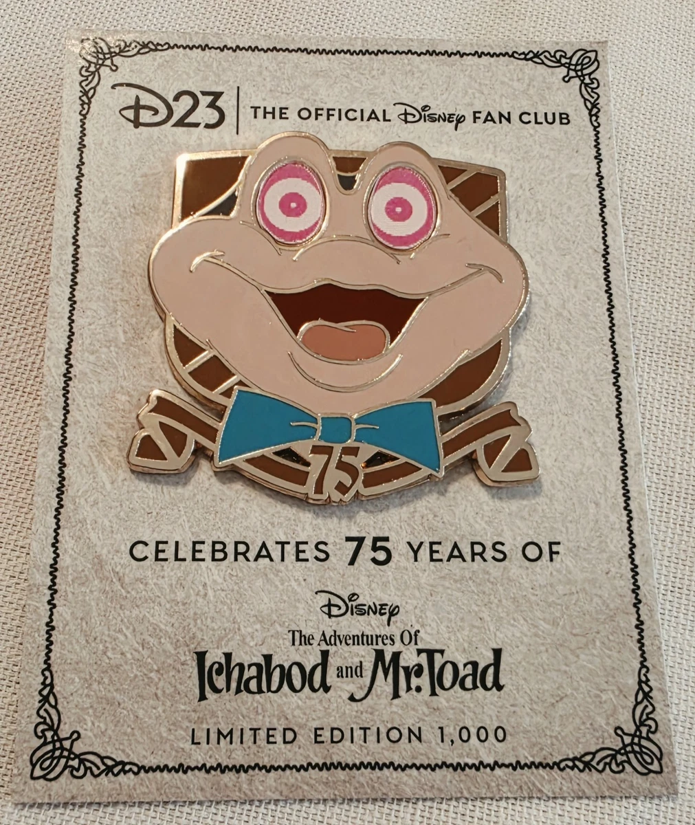 Mr Toad In other Disney Patches & Pins (1968-Now) for sale | eBay