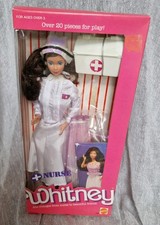♡♡♡ Vintage 1987 Dottore Barbie Infermiera Whitney Mattel 4405 Nuovo con scatola
