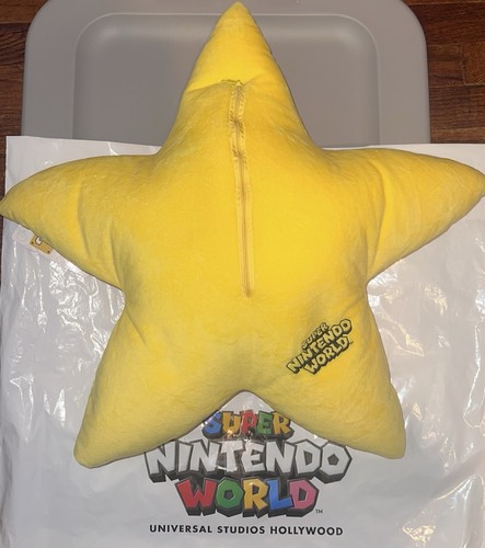 Super Nintendo World Wende Plüsch Kissen Star Block Universal Studios Mario - Bild 5 von 10