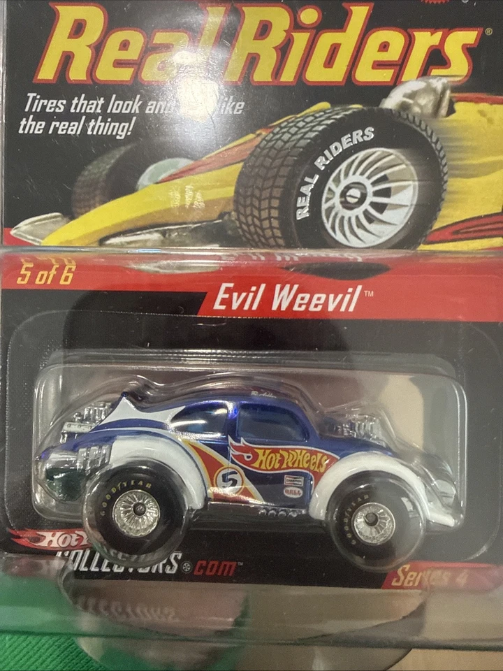 ¡ESTE GORGOJO ES MUCHO 2 MAL! NUEVO LOGOTIPO REAL RIDER HOT WHEEL "EVIL WEEVIL" en tarjeta Foto 2 de 3