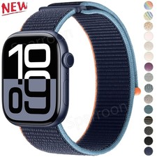 Hot Nylon Sport Loop Band Strap for Apple Watch 12 11 10 9 8 7 6 SE40/45/46/49mm