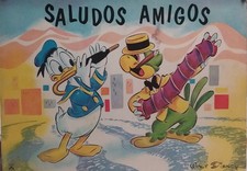 Livre à système Saludo Amigos Walt Disney 1962 pour collection