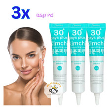 3x Kimchi Face Cream Plus Remove Dark Spots Blemishes Brighten Skin 15ml