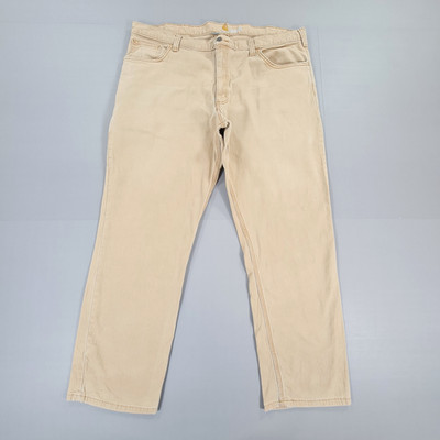 Carhartt Herren Hose Beige W30 L30 Rugged Flex Relaxed Fit Canvas Pants 102517