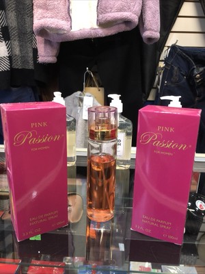 Pink Passion By RJ Creations Eau de Parfum Spray For Women 3.3 fl oz