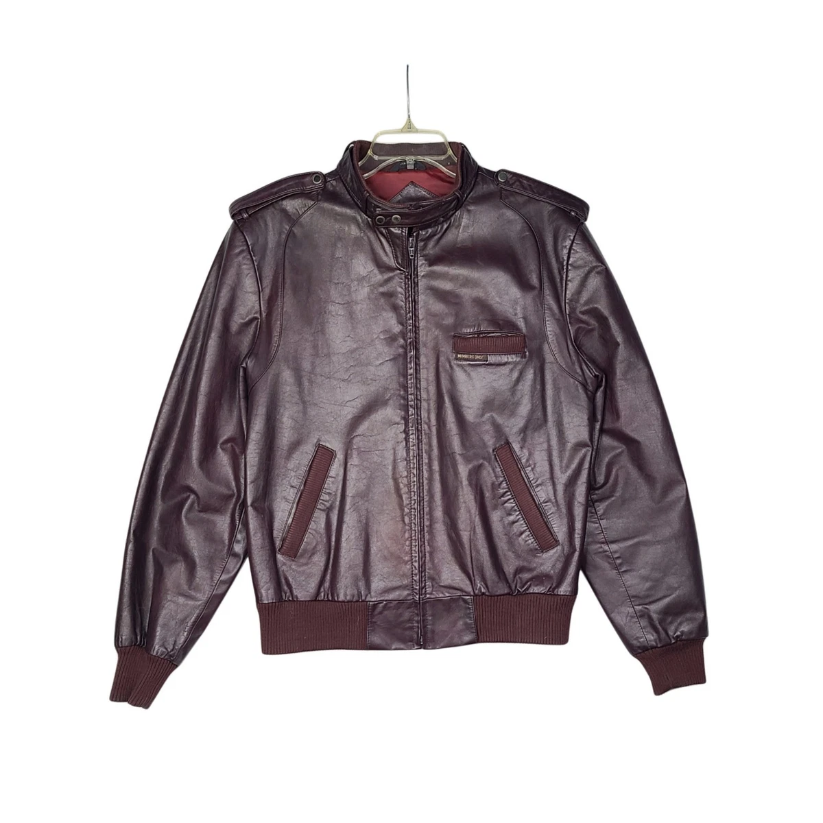 vintage members only leather jacket products for sale | eBay