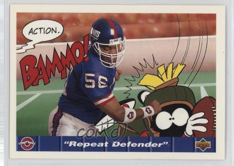 1992 Comic Ball IV Thurman Thomas Marvin the Martian Repeat Defender HOF 10ou