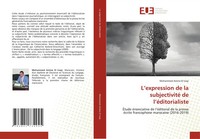 Mohammed Amine El Iraqi | L'expression De La Subjectivité De L'éDitorialiste