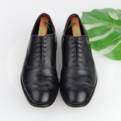 Allen Edmonds Mens Park Avenue Oxford Size 9.5 EEE Black Cap Toe Dress Shoes USA