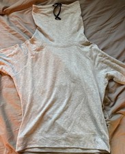 Nike Cowl Neck Dri-FIT Funnel Neck Sweatshirt Gray Fleece Pullover M