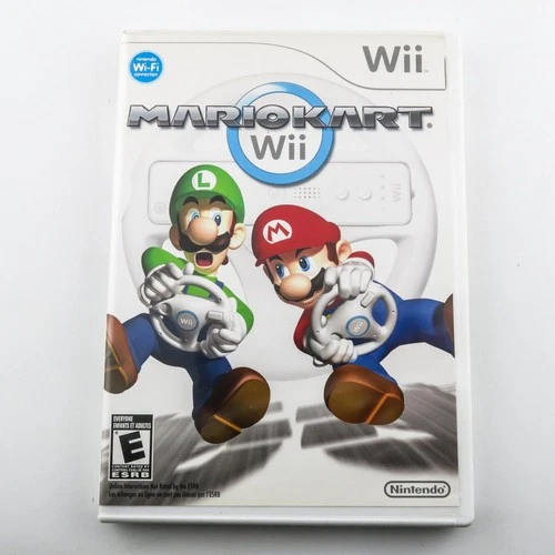 Mario Kart Wii Nintendo Wii Racing - Case+Art+Manual, No Disc