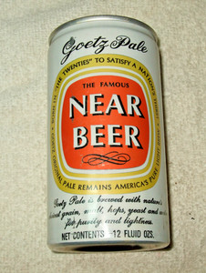Goetz Pale The Famous Near Beer Can Aluminum