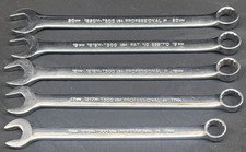 Proto Professional 5 Piece T500 Metric 12 Point Combo Wrench Polished Chrome Set