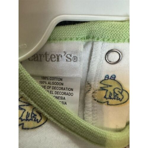 Carter's Baby Sleep Sack Gown Frog Print 0-3 Months Unisex - Picture 4 of 5