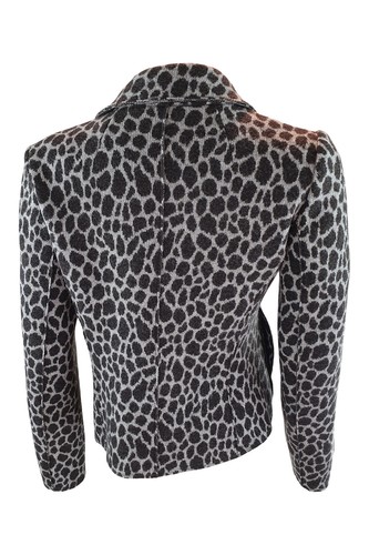 MAX MARA Weekend 100% Virgin Wool Brown Leopard Print Jacket (UK 10) - Picture 3 of 3