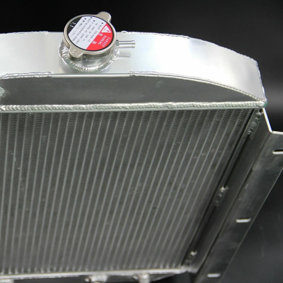 3 Row Aluminum Radiator For 50-54 Kaiser Carolina Henry J Deluxe L4 L6 AT/MT Foto 4 de 4
