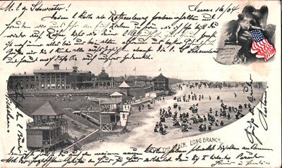The Beach ,Long Branch  1904