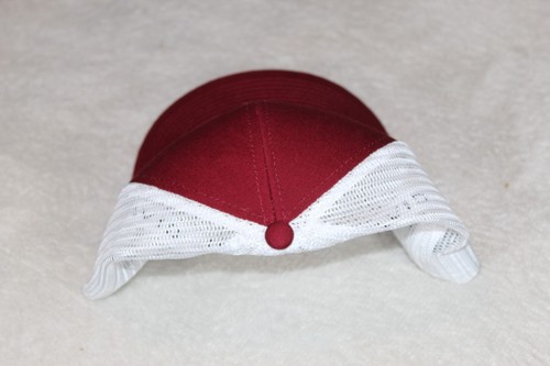 AVID TEXAS burgundy adjustable mesh back fishing hat. NEW. - Picture 3 of 7