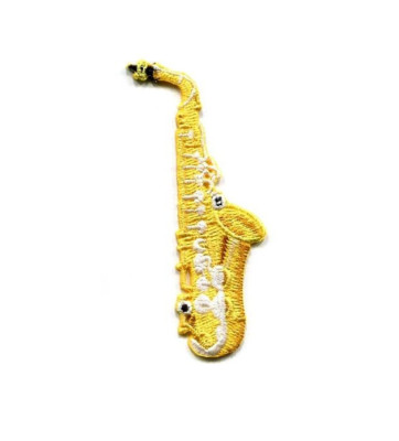 Saxophone - Sax - Orchestra - Symphony - Music - Embroidered Iron On Patch