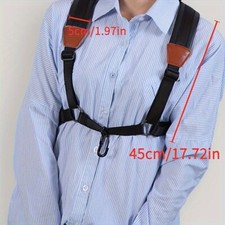 Black Saxophone Shoulder Strap Holder for Adult Kid Weight above 50KG/110lb