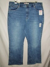 Levi Strauss Signature High-Rise Kick Boot Stretch Denim Jeans Size 22W New  o