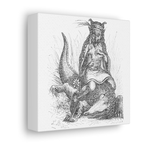 Agares Demon Canvas Print, Agarat, Agarus, Dictionnaire Infernal, Ars Goetia - 第 3/5 張圖片