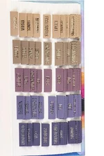 Laminated Bible Tabs (Gold Embossed Lettering), Bible Study Journaling Suppli...