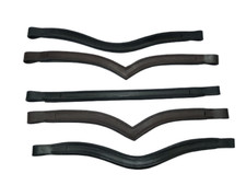 Leather 8MM Empty Channel Browband For Horse Bridle.