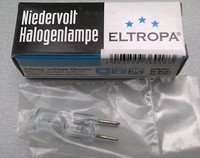 Eltropa Niedervolt Halogenlampe 367043 12V 50W GY6.35 Wie Z.B Osram 64610 U.A.