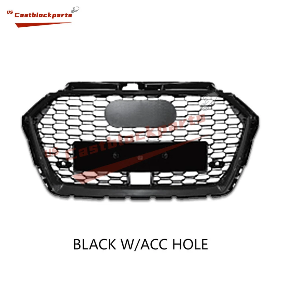 KIT DE CARROCERÍA DE PARRILLA DE PARACHOQUES DELANTERO PARA AUDI A3 2017-2019 ACTUALIZACIÓN A RS3 QUATTRO Foto 4 de 4