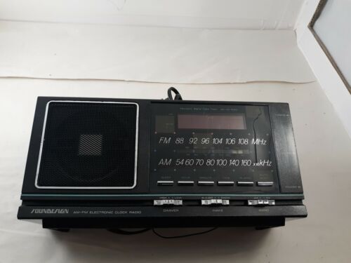 Vintage Soundesign Radiowecker 3657BLK getestet und funktioniert mit Netzkabel - Bild 3 von 6